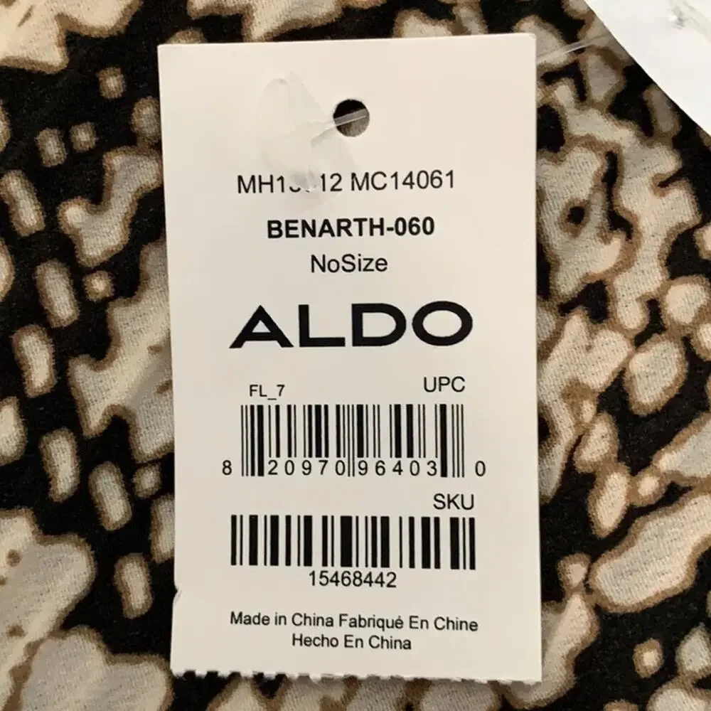 ALDO Benarth NWT Scarf Snake Print Lightweight Preppy Style